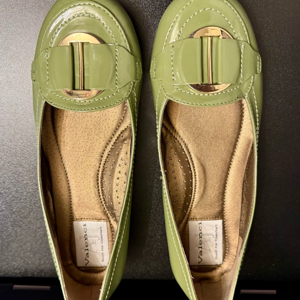 Aj Valenci Sage Green Women's Flats